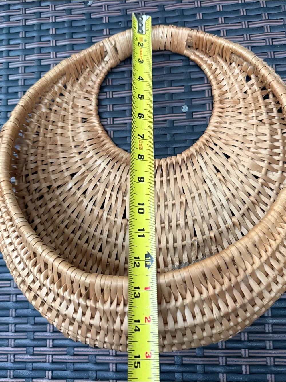 Vintage natural woven